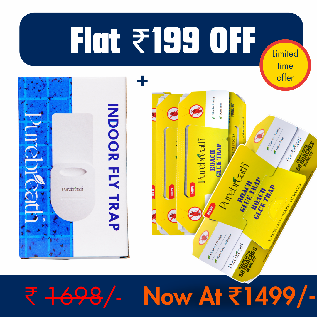 PureBreath Ultimate Pest Control Combo β Cockroach & Fly Trap