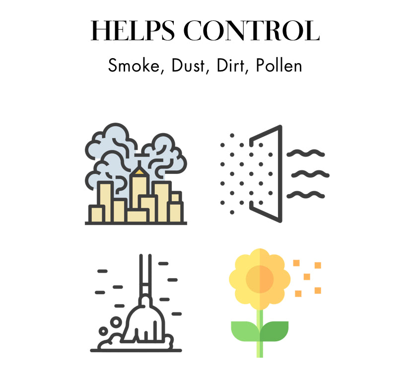 Ceiling Fan Filters | Activated Coconut PureBreath Shell Carbon Filter