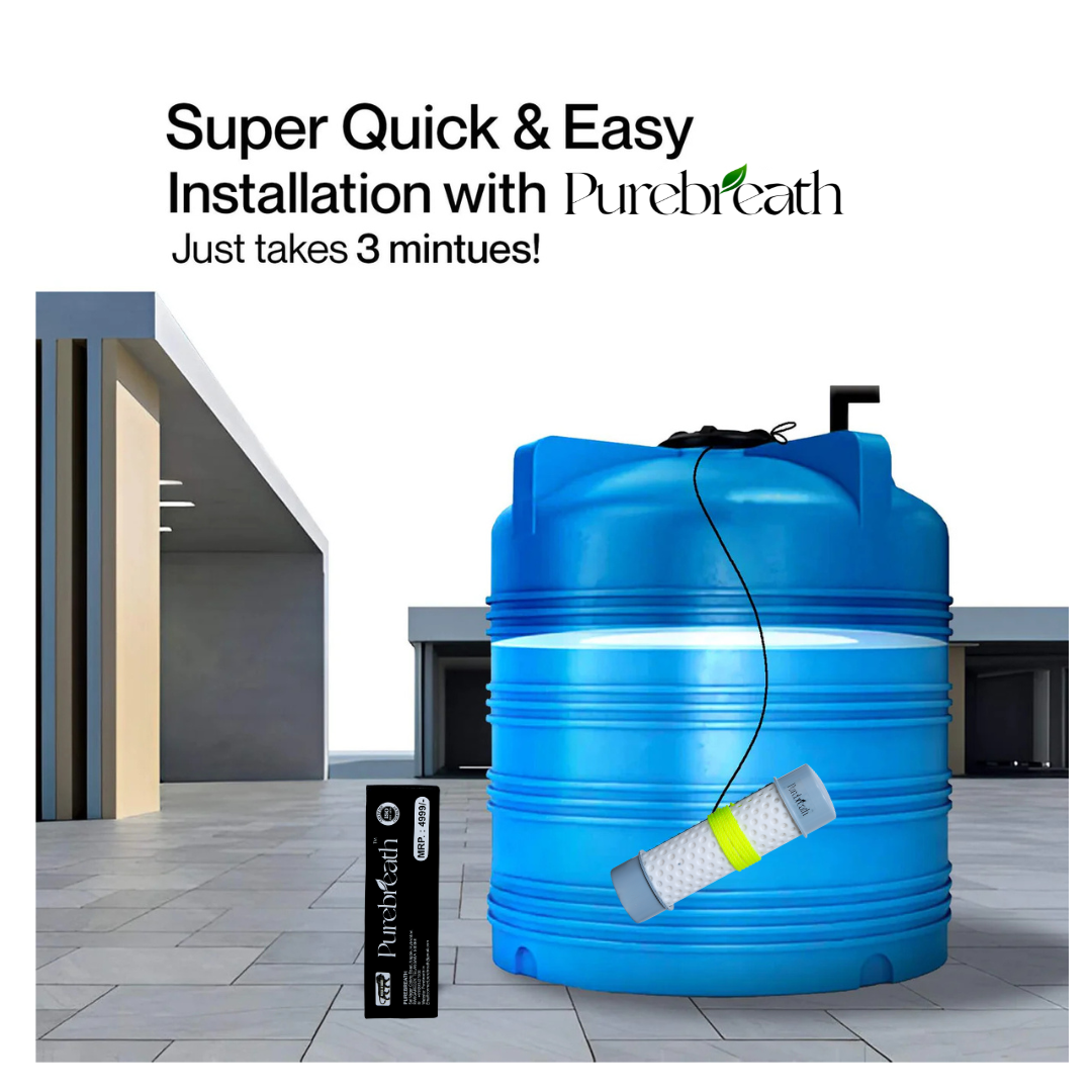 PureBreath SoftFlow Hard Water Softener - No-Maintenance, No Electricity - 1 Year Warranty