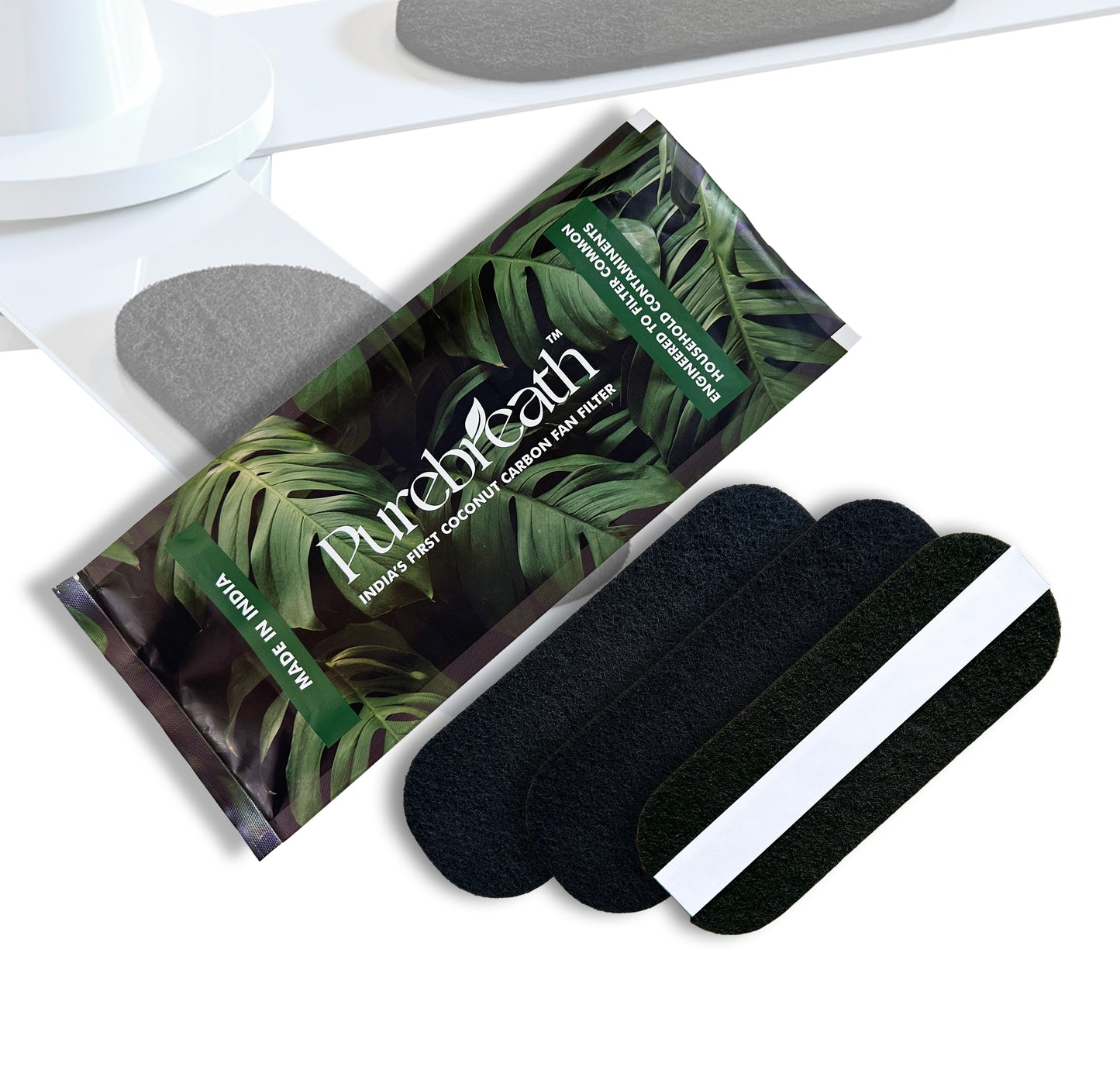 Ceiling Fan Filters | Activated Coconut PureBreath Shell Carbon Filter