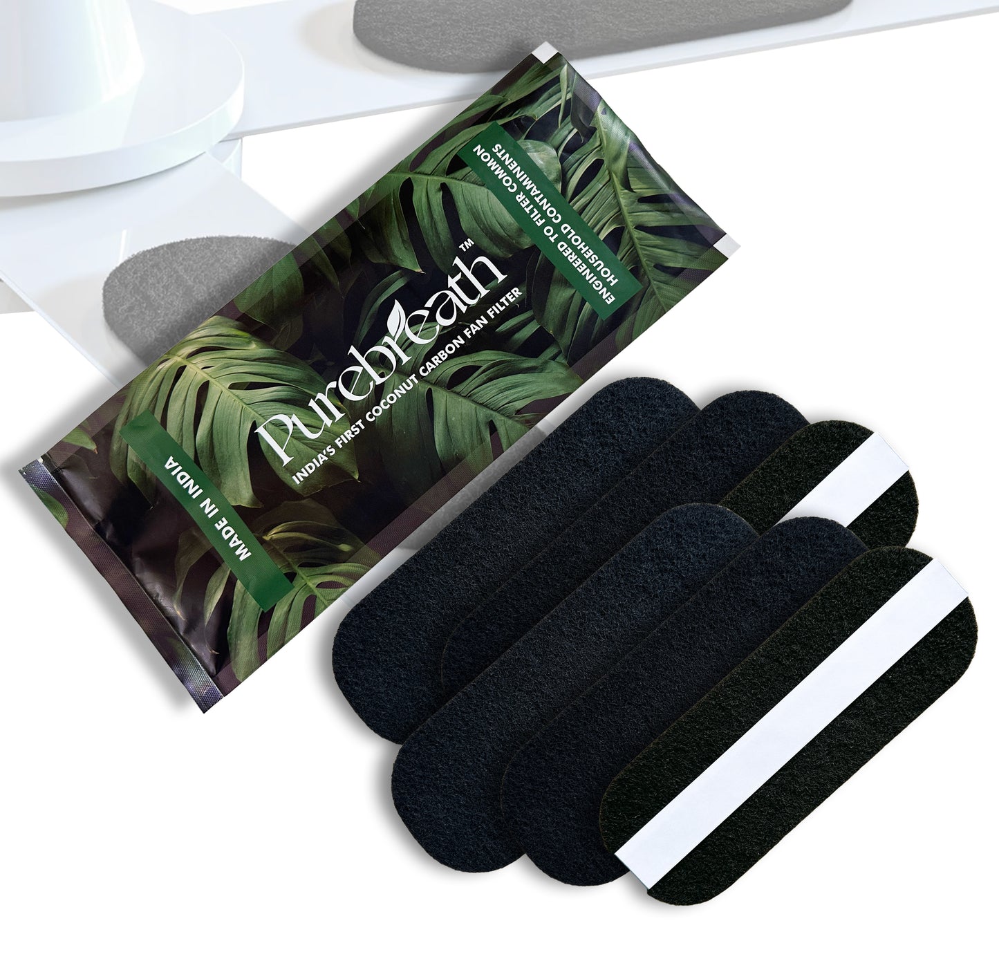 Ceiling Fan Filters | Activated Coconut PureBreath Shell Carbon Filter