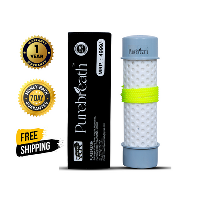 PureBreath SoftFlow Hard Water Softener - No-Maintenance, No Electricity - 1 Year Warranty